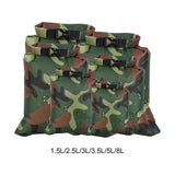 Maxbell 6Pcs Waterproof Dry Bag Portable Roll Top for Canoeing Cycling Dark Green