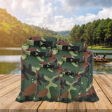 Maxbell 6Pcs Waterproof Dry Bag Portable Roll Top for Canoeing Cycling Dark Green