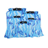 Maxbell 6Pcs Waterproof Dry Bag Portable Roll Top for Canoeing Cycling Blue