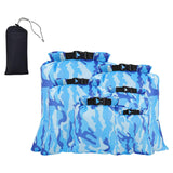 Maxbell 6Pcs Waterproof Dry Bag Portable Roll Top for Canoeing Cycling Blue