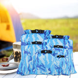 Maxbell 6Pcs Waterproof Dry Bag Portable Roll Top for Canoeing Cycling Blue