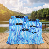Maxbell 6Pcs Waterproof Dry Bag Portable Roll Top for Canoeing Cycling Blue