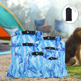 Maxbell 6Pcs Waterproof Dry Bag Portable Roll Top for Canoeing Cycling Blue