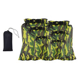 Maxbell 6Pcs Waterproof Dry Bag Portable Roll Top for Canoeing Cycling Green