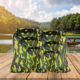 Maxbell 6Pcs Waterproof Dry Bag Portable Roll Top for Canoeing Cycling Green