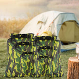 Maxbell 6Pcs Waterproof Dry Bag Portable Roll Top for Canoeing Cycling Green