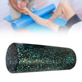 Maxbell Round Foam Roller Balance Training Yoga Column for Waist Stretching Workout 15cmx45cm Green Dot