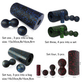 Maxbell Round Foam Roller Balance Training Yoga Column for Waist Stretching Workout 15cmx90cm