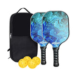 Maxbell Pickleball Paddle Set Includes 2 Rackets, 4 Balls, Carry Bag for Indoor Kids