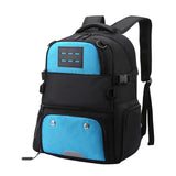 Maxbell Durable Basketball Football Backpack Daypack for All Sports Camping Fitness Blue