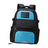 Maxbell Durable Basketball Football Backpack Daypack for All Sports Camping Fitness Blue