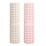 Maxbell Yoga Column Foam Roller Pliable for Gym Equipment Body Stretching Sport White