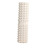 Maxbell Yoga Column Foam Roller Pliable for Gym Equipment Body Stretching Sport White