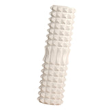 Maxbell Yoga Column Foam Roller Pliable for Gym Equipment Body Stretching Sport White