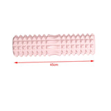 Maxbell Yoga Column Foam Roller Pliable for Gym Equipment Body Stretching Sport Pink