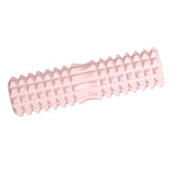 Maxbell Yoga Column Foam Roller Pliable for Gym Equipment Body Stretching Sport Pink