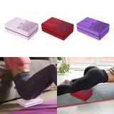 Maxbell Yoga Block High Density EVA Foam Blocks Balance Trainer Non Slip for Fitness Pink