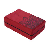 Maxbell Yoga Block High Density EVA Foam Blocks Balance Trainer Non Slip for Fitness Red