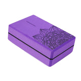 Maxbell Yoga Block High Density EVA Foam Blocks Balance Trainer Non Slip for Fitness Violet