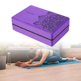 Maxbell Yoga Block High Density EVA Foam Blocks Balance Trainer Non Slip for Fitness Violet