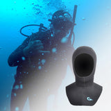 Maxbell Wetsuit Hood Dive Cap Women Men 5mm Neoprene Scuba Diving Hood for Canoeing M