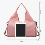 Maxbell Portable Women Gym Bag Sports Duffel Bag Luggage Bag for Outddor Workout Green