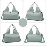 Maxbell Portable Women Gym Bag Sports Duffel Bag Luggage Bag for Outddor Workout Green