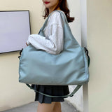 Maxbell Portable Women Gym Bag Sports Duffel Bag Luggage Bag for Outddor Workout Green