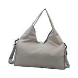 Maxbell Portable Women Gym Bag Sports Duffel Bag Luggage Bag for Outddor Workout Gray