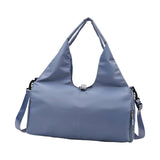 Maxbell Portable Women Gym Bag Sports Duffel Bag Luggage Bag for Outddor Workout Blue