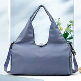 Maxbell Portable Women Gym Bag Sports Duffel Bag Luggage Bag for Outddor Workout Blue