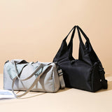Maxbell Portable Women Gym Bag Sports Duffel Bag Luggage Bag for Outddor Workout Black