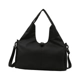 Maxbell Portable Women Gym Bag Sports Duffel Bag Luggage Bag for Outddor Workout Black