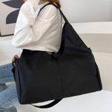 Maxbell Portable Women Gym Bag Sports Duffel Bag Luggage Bag for Outddor Workout Black