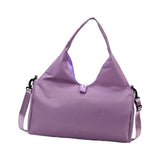 Maxbell Portable Women Gym Bag Sports Duffel Bag Luggage Bag for Outddor Workout Purple