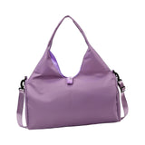 Maxbell Portable Women Gym Bag Sports Duffel Bag Luggage Bag for Outddor Workout Purple