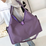 Maxbell Portable Women Gym Bag Sports Duffel Bag Luggage Bag for Outddor Workout Purple