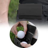 Maxbell Portable Golf Ball Storage Bag Pouch Belt Waist Bag Organizer Unisex Holder Black