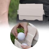 Maxbell Portable Golf Ball Storage Bag Pouch Belt Waist Bag Organizer Unisex Holder White