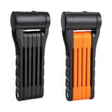 Maxbell Folding Cycling Lock Key Lock Devices Safety Lock Portable for Scooter Black
