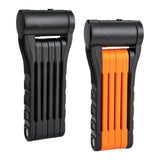 Maxbell Folding Cycling Lock Key Lock Devices Safety Lock Portable for Scooter Black