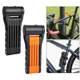 Maxbell Folding Cycling Lock Key Lock Devices Safety Lock Portable for Scooter Black