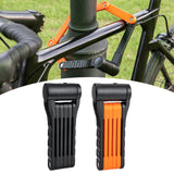 Maxbell Folding Cycling Lock Key Lock Devices Safety Lock Portable for Scooter Black