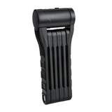 Maxbell Folding Cycling Lock Key Lock Devices Safety Lock Portable for Scooter Black