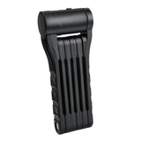 Maxbell Folding Cycling Lock Key Lock Devices Safety Lock Portable for Scooter Black