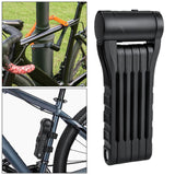Maxbell Folding Cycling Lock Key Lock Devices Safety Lock Portable for Scooter Black
