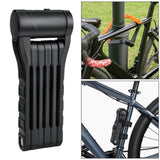 Maxbell Folding Cycling Lock Key Lock Devices Safety Lock Portable for Scooter Black
