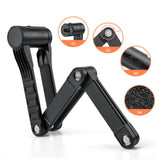 Maxbell Folding Cycling Lock Key Lock Devices Safety Lock Portable for Scooter Black
