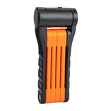 Maxbell Folding Cycling Lock Key Lock Devices Safety Lock Portable for Scooter Orange