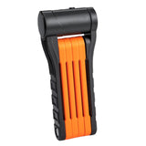 Maxbell Folding Cycling Lock Key Lock Devices Safety Lock Portable for Scooter Orange